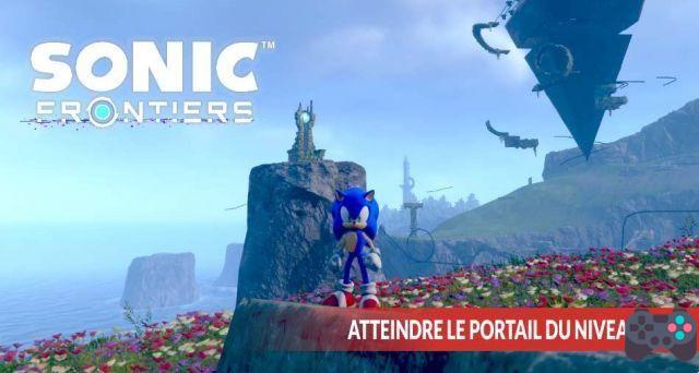 Sonic Frontiers como acessar o portal de nível 1-7 na Ilha de Kronos